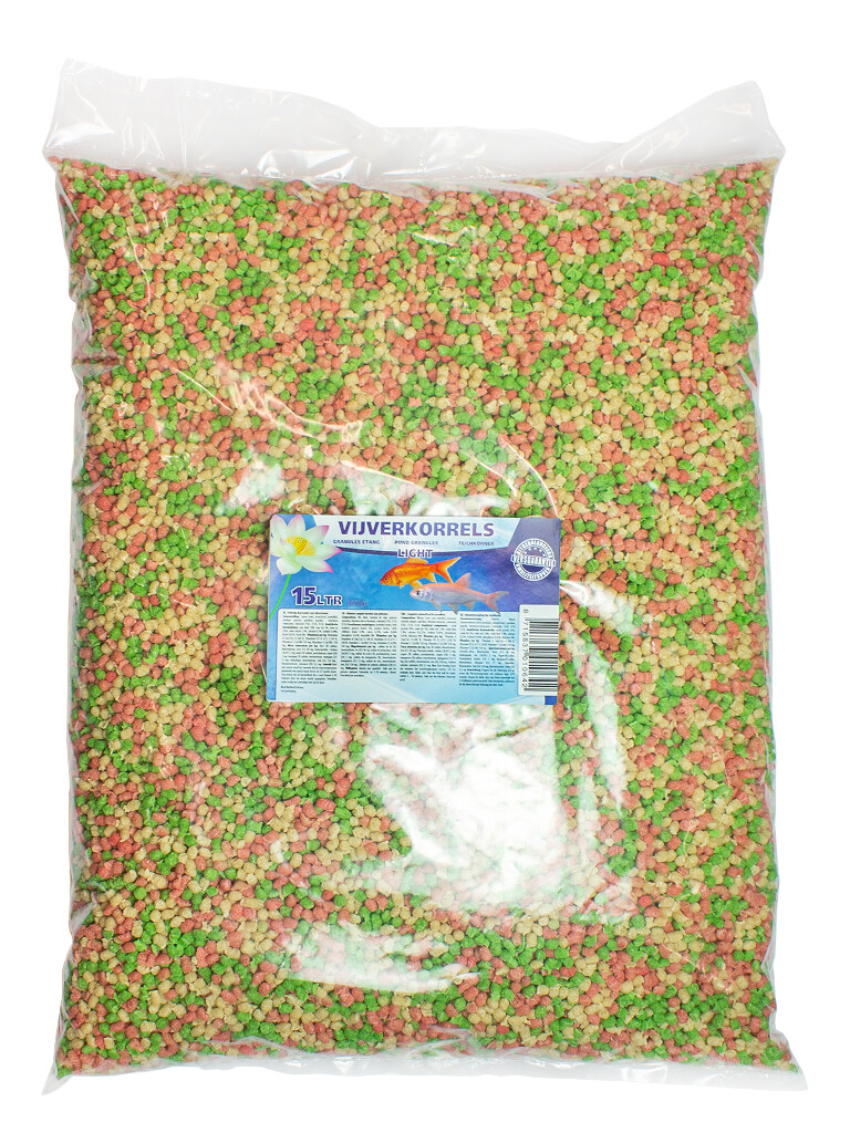 Huisdiervoordeelshop-vijverkorrels-mix-15-ltr - Huisdiervoordeelshop, de goedkope dierenwinkel.