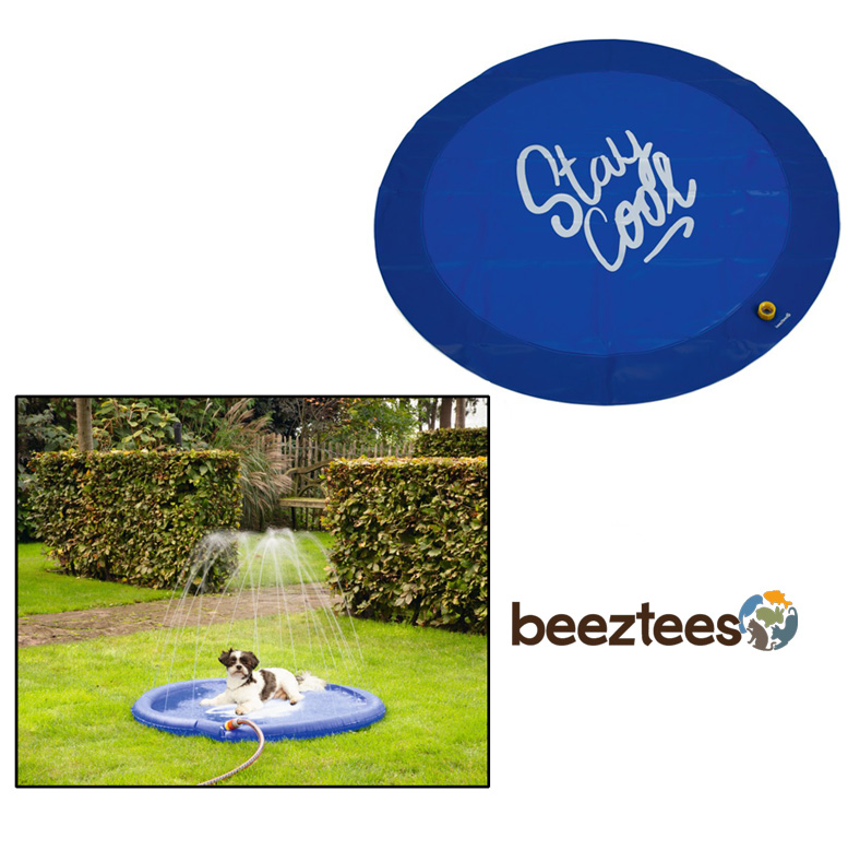Huisdiervoordeelshop_Beeztees_Stay_Cool_Sprinkler_mat_100cm - Huisdiervoordeelshop, de goedkope dierenwinkel. goedkope-aanbieding-actie-verkoelende-mat