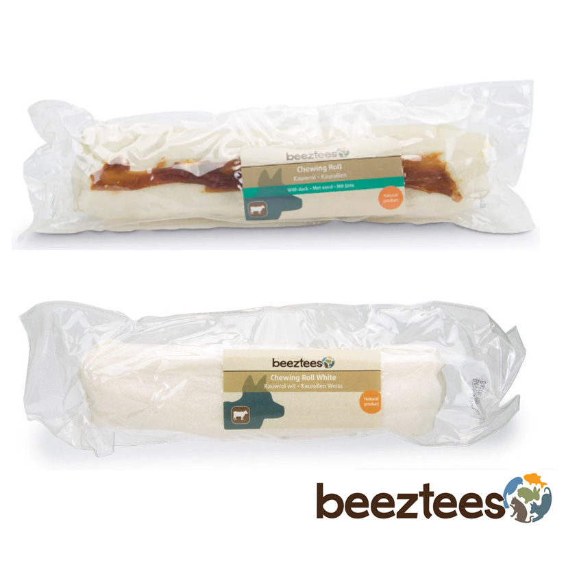 Huisdiervoordeelshop_Beeztees_hondensnacks_Kauwrol_naturel_en_eend - Huisdiervoordeelshop, de goedkope dierenwinkel. goedkope-aanbieding-actie-botten-hondensnacks