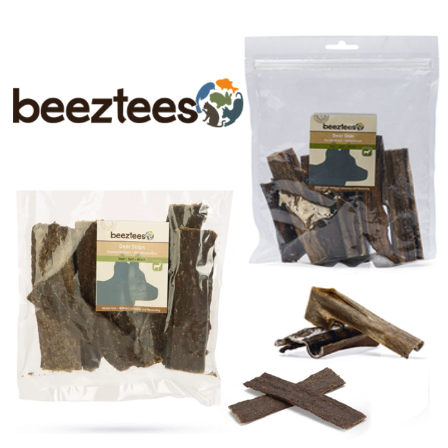 Huisdiervoordeelshop_Beeztees_hondensnacks_hertenreepjes_en_hertenhuid_200gr - Huisdiervoordeelshop, de goedkope dierenwinkel. goedkope-aanbieding-actie-hondensnacks-volumevoordeel-volumepack-honden-snoepjes