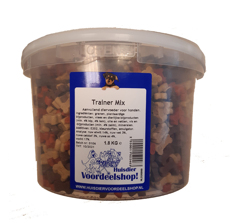 Huisdiervoordeelshop_Trainer_emmer_1800_gram - Huisdiervoordeelshop, de goedkope dierenwinkel. goedkoop-trainer-emmer-1800-gram