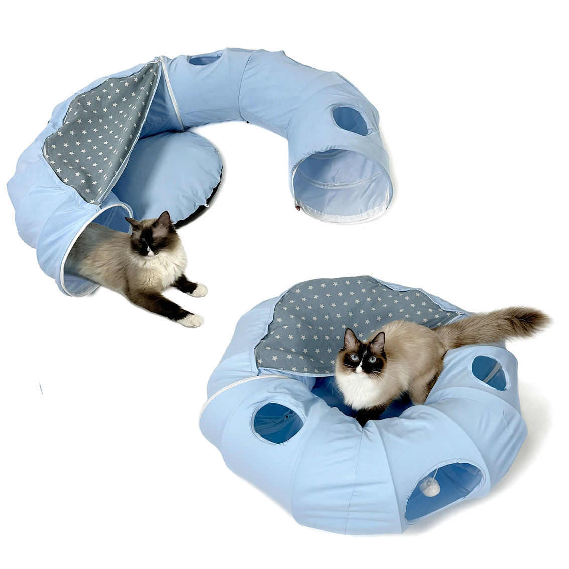 aanbieding-actie-goedkope-katten-speeltunnel-mandje