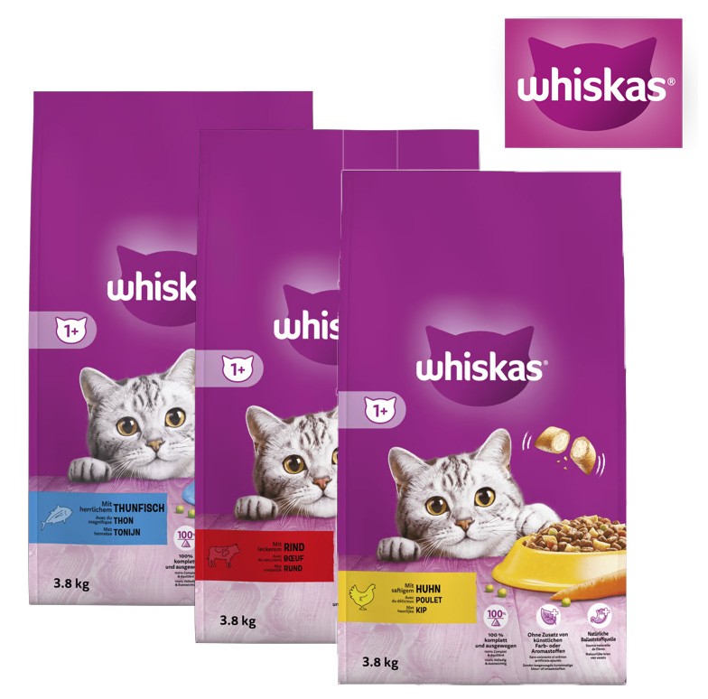 Huisdiervoordeelshop_kattenvoeding_Whiskas_Droog_38kg - Huisdiervoordeelshop, de goedkope dierenwinkel. aanbieding-actie-korting-whiskas-goedkope-kattenborkken-kattenvoeding
