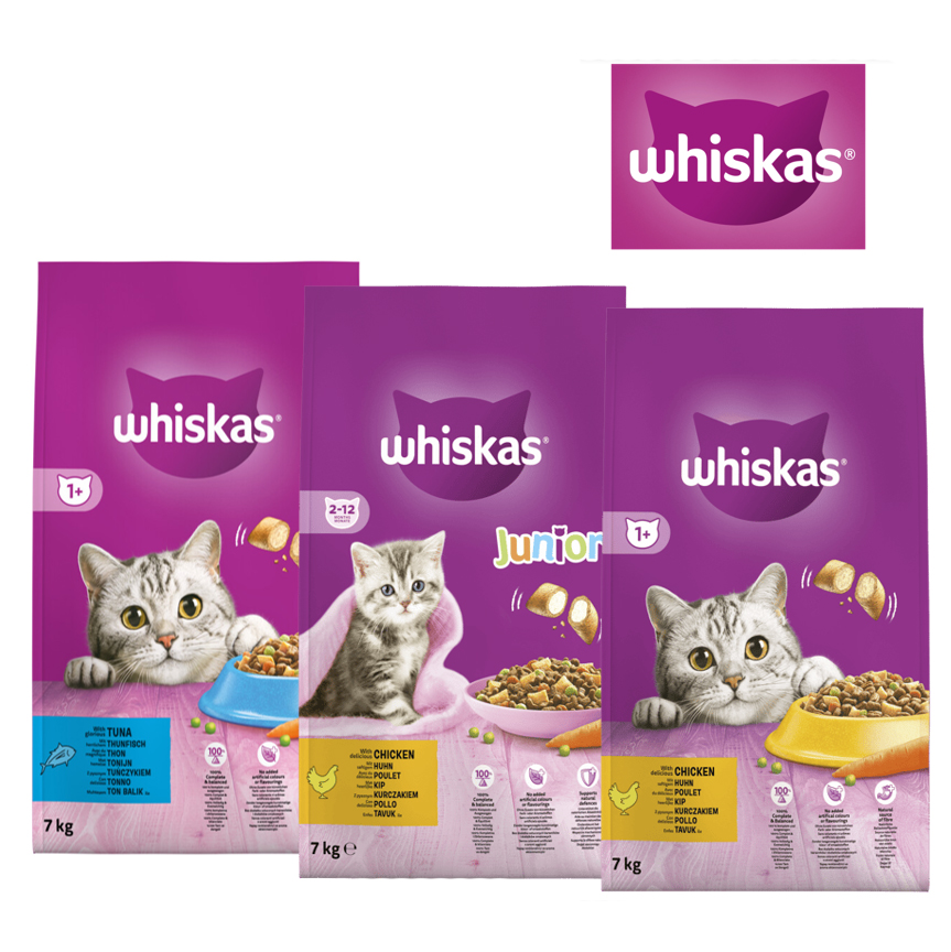 Huisdiervoordeelshop_kattenvoeding_Whiskas_Droog_7kg - Huisdiervoordeelshop, de goedkope dierenwinkel. goedkoop-whiskas-kattenvoeding