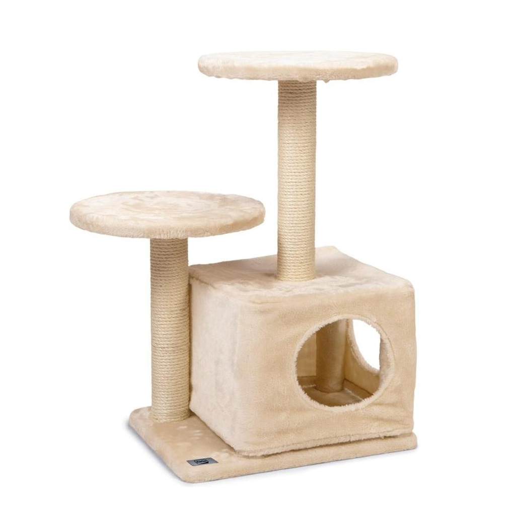 Huisdiervoordeelshop_krabpaal_Argo_Karlie_Beige - Huisdiervoordeelshop, de goedkope dierenwinkel. aanbieding-goedkope-actie-krabpaal-krabmeubel-katten