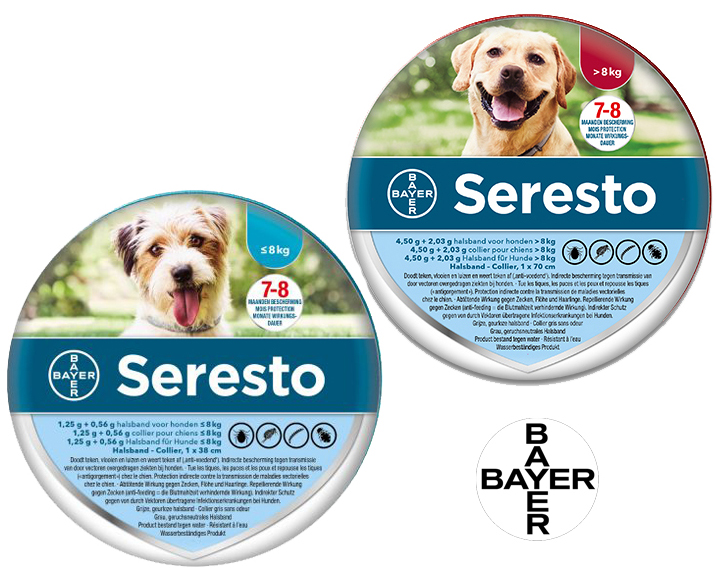 Seresto vlooien- en tekenband hond